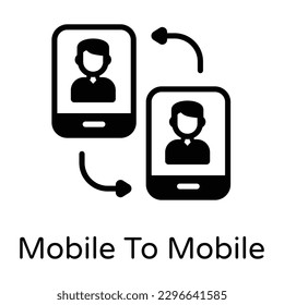 Un icono único de un seminario web al estilo de un glifo 