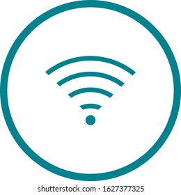 Unique Wifi Vector Glyph Icon