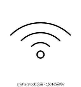 Unique Wifi Vector Line Icon
