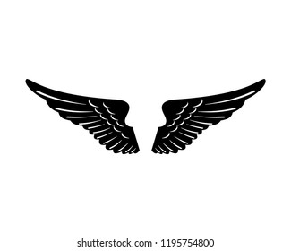 Unique Wings Bird Abstract Symbol Icon Stock Vector (Royalty Free ...