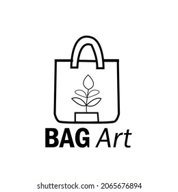 unique women's bag design with simple vector for casual