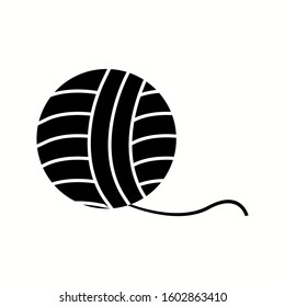 Unique Wool Vector Glyph Icon