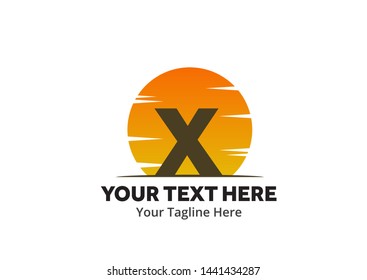 unique x alphabet simple logo creative design in flat style with color . x initial logo creative design for identity, community and business