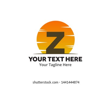 unique z alphabet simple logo creative design in flat style with color . z initial logo creative design for identity, community and business
