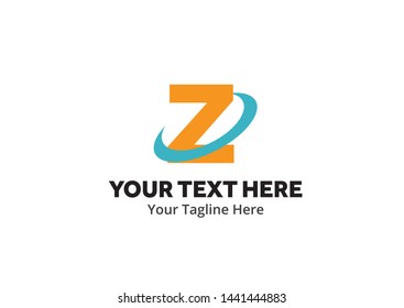 unique z alphabet simple logo creative design in flat style with color . z initial logo creative design for identity, community and business