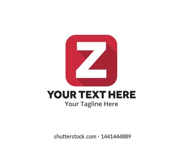 unique z alphabet simple logo creative design in flat style with color . z initial logo creative design for identity, community and business
