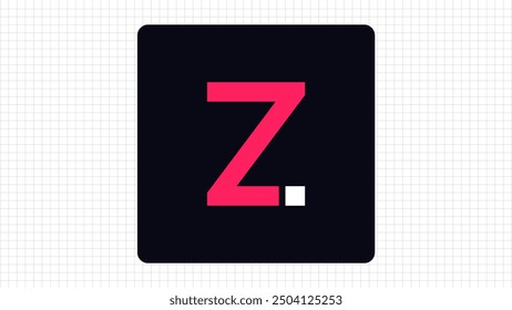 Logotipo único de la tipografía creativa de la letra Z, signo colorido del logotipo mínimo de la letra Z, símbolo del logotipo del carácter de Z