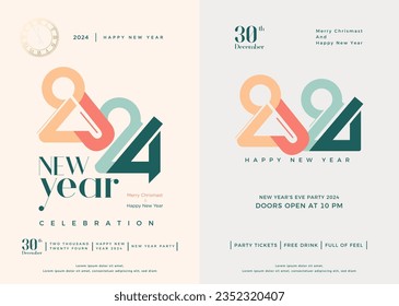 the uniqueness of the numbers makes it more aesthetic for the 2024 new year celebration.
