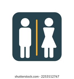 unisex access signal square icon
