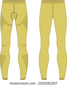 UNISEX BOTTOM WEAR SKIN TIGHTS LEGGINGS VECTOR