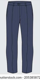 UNISEX CORPORATE WEAR PANT ILLUSTRATION VECTOR