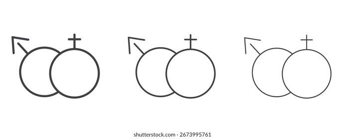 Unisex Icon Design, geeignet für Web, Infografiken, Interface und Apps.