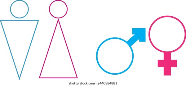 unisex icon from fashion collection. Thin linear unisex, restroom, male outline icon isolated on white background. Line vector unisex sign, symbol for web and mobile