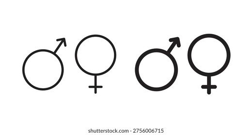 Unisex icon. filled flat sign for mobile concept. glyph and line symbols