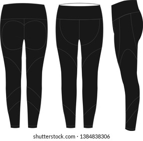 Unisex Sports Trouser Flat Illustration