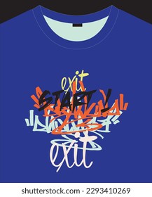 Unisex  trendy graphic pattern design for t shirt print
