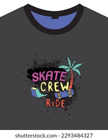 Unisex  trendy graphic pattern design for t shirt print
