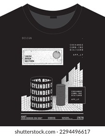 Diseño de patrones gráficos de moda Unisex para la impresión de camisetas

