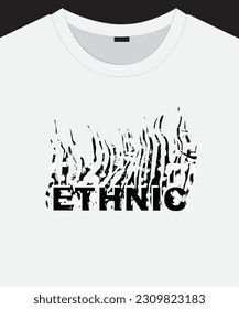 Unisex trendy graphic pattern design for t shirt print