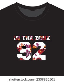 Unisex trendy graphic pattern design for t shirt print