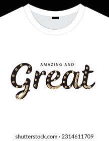Unisex trendy graphic pattern design for t shirt print