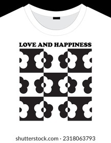 Unisex trendy graphic pattern design for t shirt print
