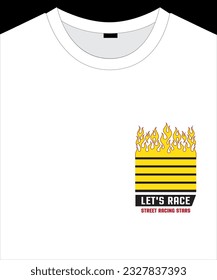 Unisex  trendy graphic pattern design for t shirt print