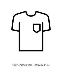 Unisex t-shirt icon vector design in trendy style