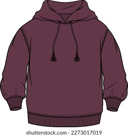 UNISEX WEAR HOODIE WINDCHEATER VECTOR ILLUSTRATION