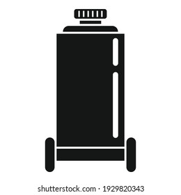 Unit air compressor icon. Simple illustration of unit air compressor vector icon for web design isolated on white background