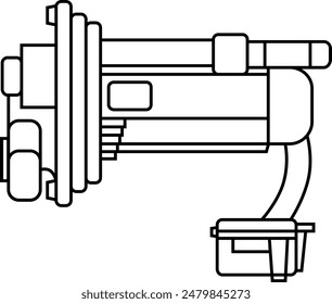 Unit Assy Fuel Pump Line Art
