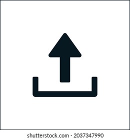 unit icon of upload, suitable for web, application, etc