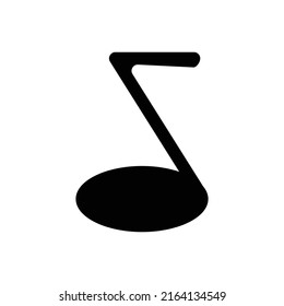 icono de música de tono unitario en música