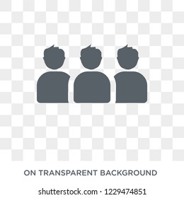 Unit trust icon. Trendy flat vector Unit trust icon on transparent background from business   collection. 