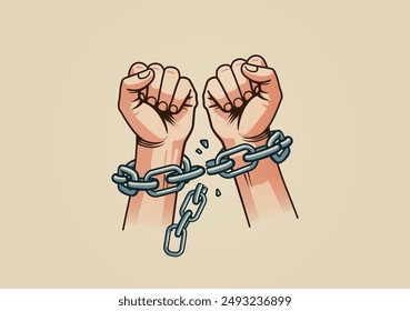 Unidos contra la trata de personas. Juntos, podemos romper las cadenas y liberar vidas. Manténganse firmes y creen conciencia en el Día Mundial contra la Trata de Personas.