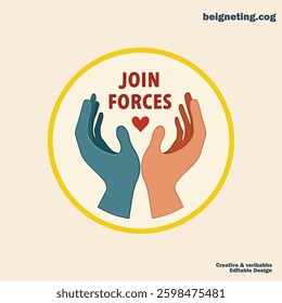 Unite Logo with Hand Symbol