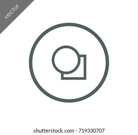 Unite shapes icon