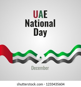 United Arab Emirates Day Vector Template Design Illustration