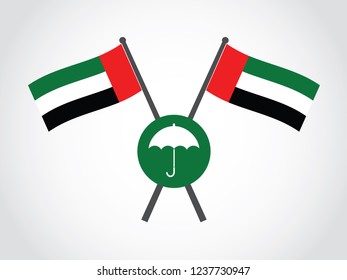 United Arab Emirates Emblem 