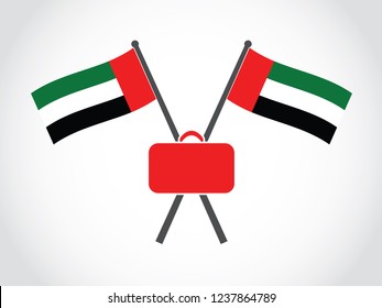 United Arab Emirates Emblem Business Deal