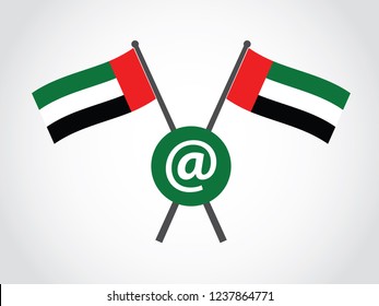 United Arab Emirates Emblem Email