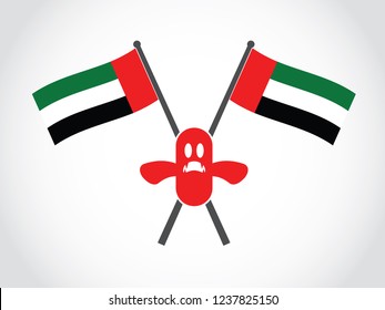 United Arab Emirates Emblem Ghost