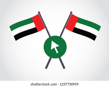 United Arab Emirates Emblem Internet Traffic