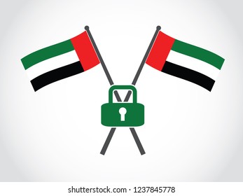 United Arab Emirates Emblem Security