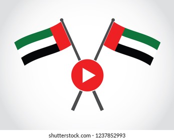United Arab Emirates Emblem Video Stream