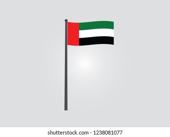 United Arab Emirates Flag