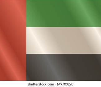 United Arab Emirates Flag