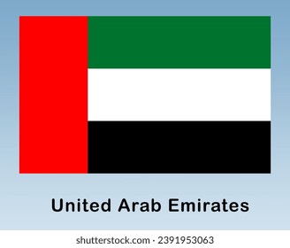 United Arab Emirates flag, arab emirates flag, arab flag