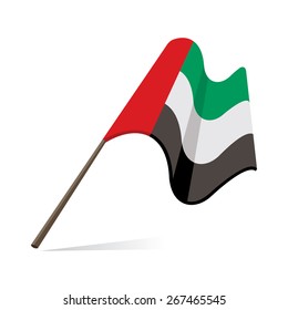 united arab emirates flag, emirates flag