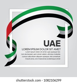 United Arab Emirates flag background